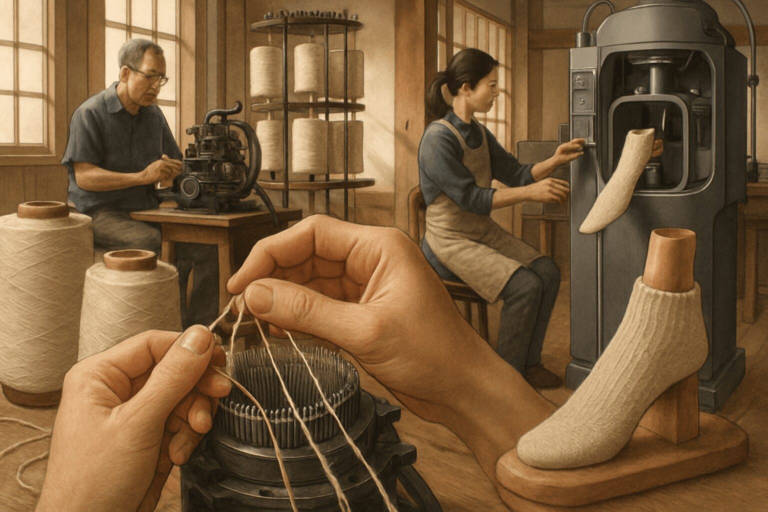 日本一の靴下産地・奈良の誇り。職人技が光るものづくり