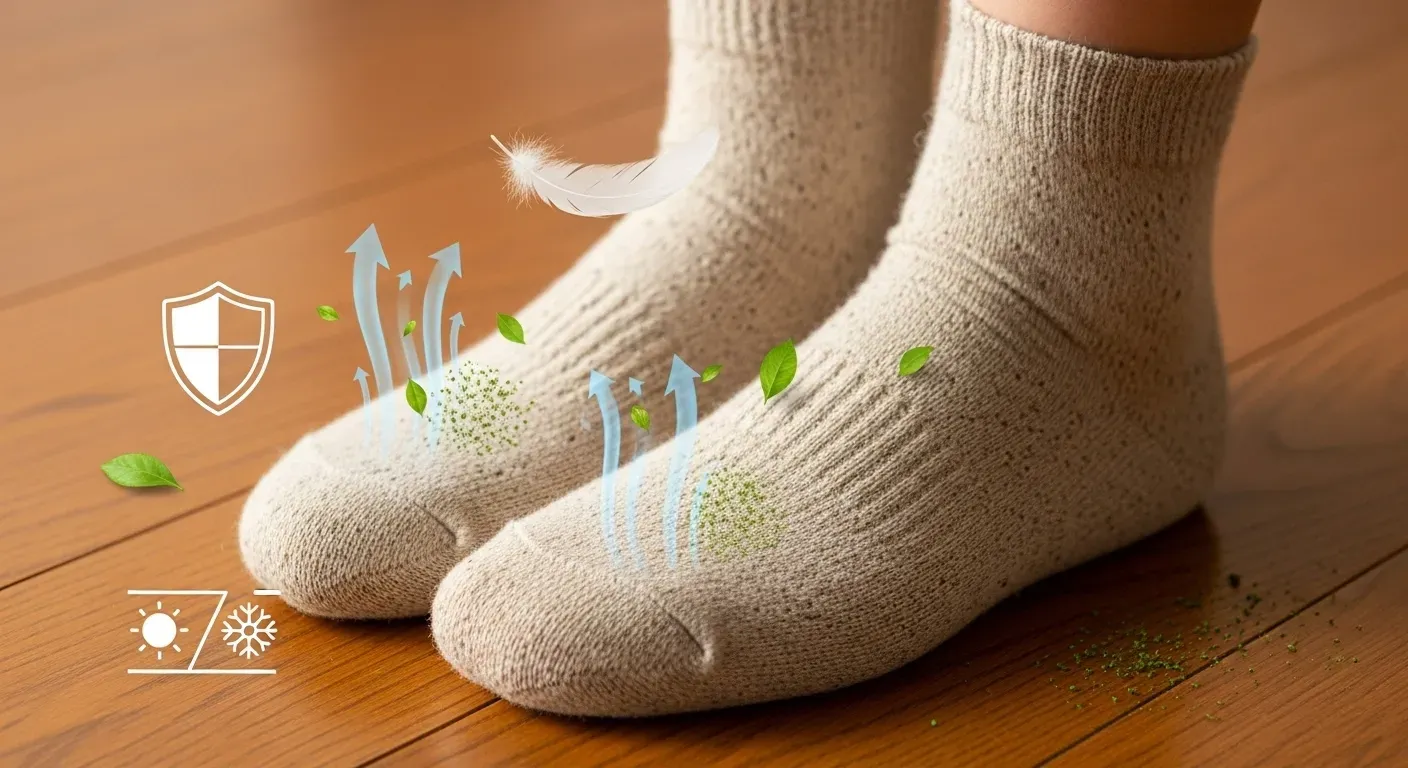 環境に優しいだけじゃない！和紙の靴下が持つ5つの優れた機能性