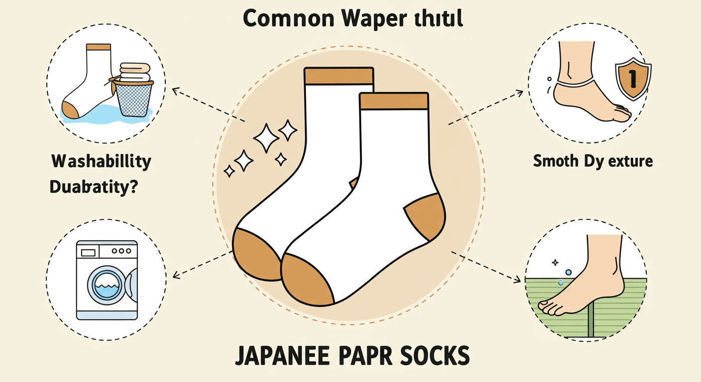 和紙の靴下に関するよくあるご質問（FAQ）